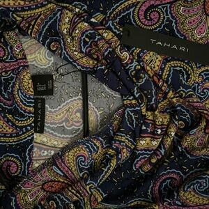 Tahari Multicolor Paisley Dress